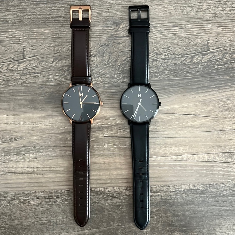 MVMT Watch Set (Brown and Black)